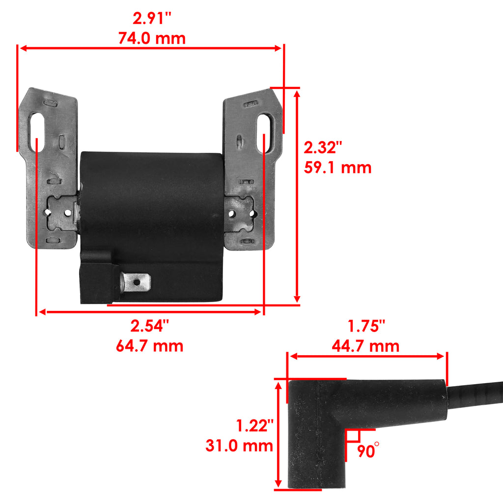 Ignition Coil Replacement for John Deere LA165 LA175 LA150 (1997–2019)