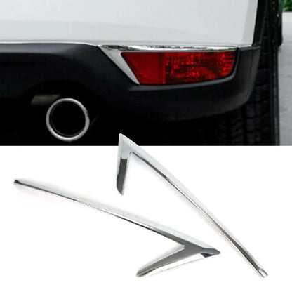 ABS Chrome Rear Bumper Fog Light Lamp Cover Trim for Mazda CX-5 (2017–2021)