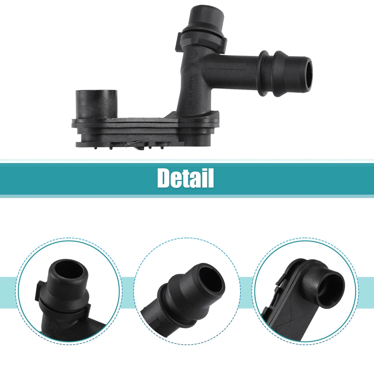 Engine Coolant Hose Connector Replacement for BMW 323i 1999–2000 for BMW 325i 1999–2000