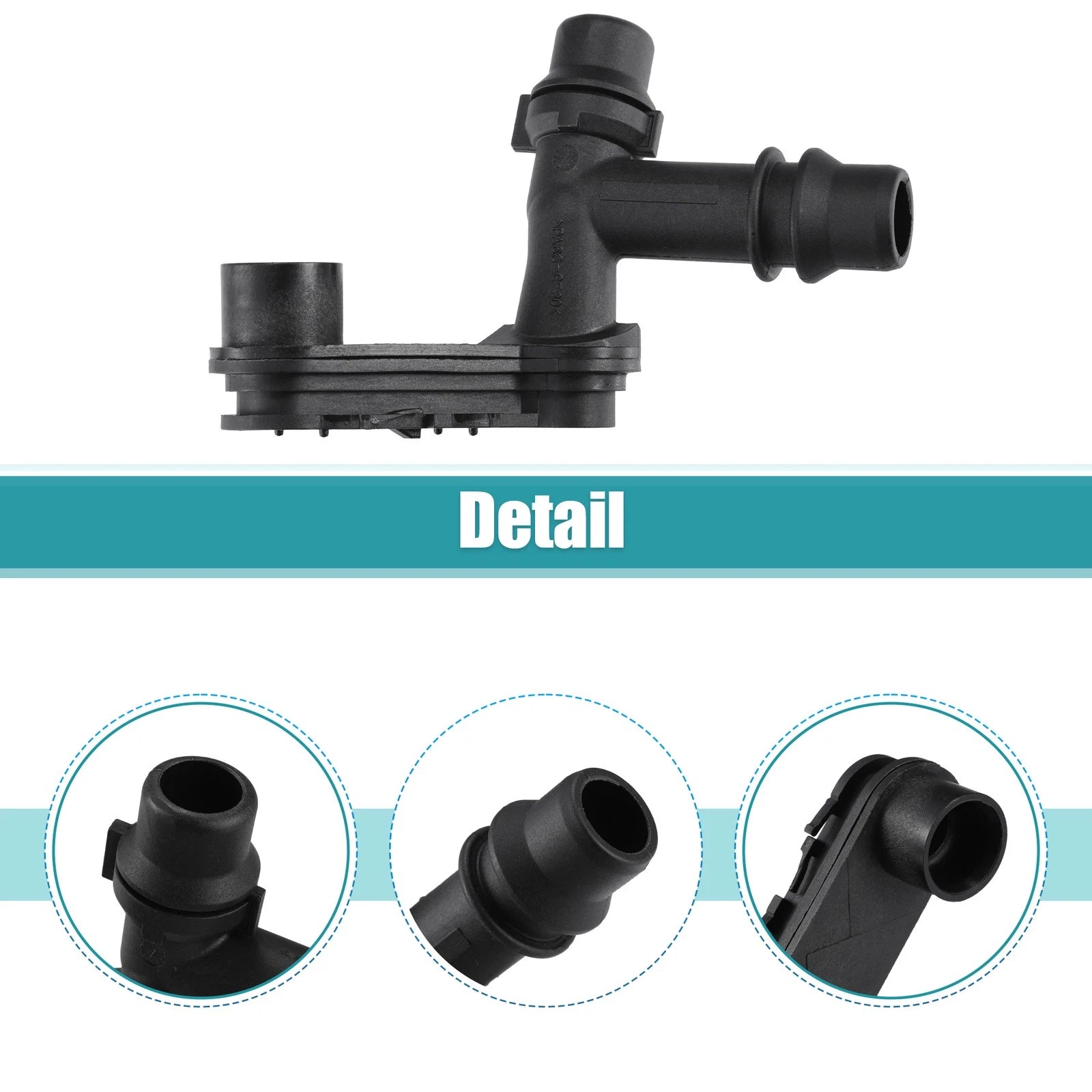 Engine Coolant Hose Connector Replacement for BMW 323i 1999–2000 for BMW 325i 1999–2000