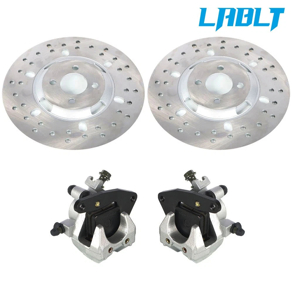 Front Brake Calipers & Disc Rotors for Yamaha Big Bear 350 (1999)