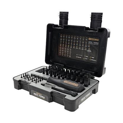 65-Piece Screwdriver Bit Set for Wheeler Gunsmithing (Hex/Torx/Phillip/Flat)