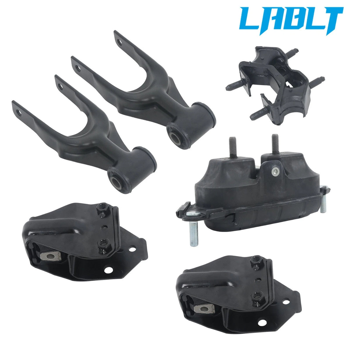Set of 6 Front Engine Mounts for Chevrolet Impala Monte Carlo (2006–2011)