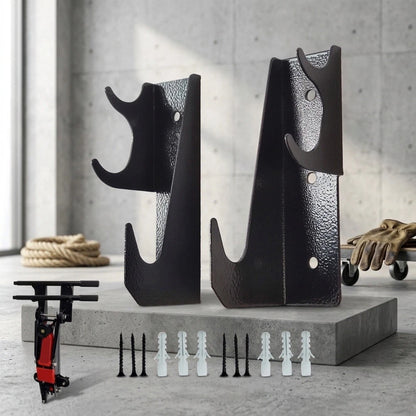Wall Mounted Steel Bracket for Garage Tool Organizer
