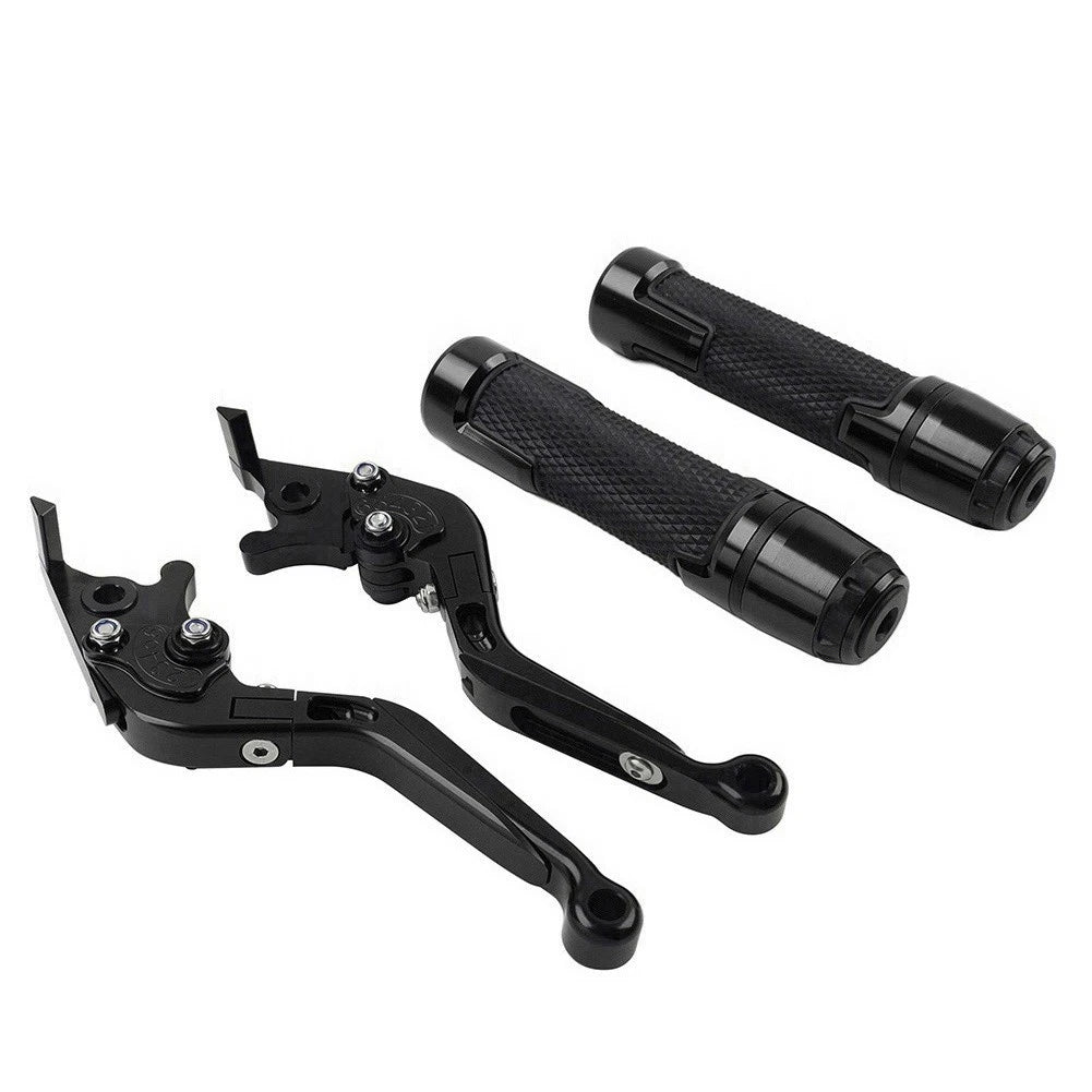 Set of 2 Black Extendable Brake Clutch Levers for Daytona 675 R