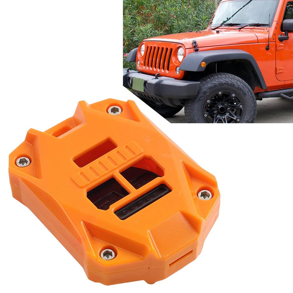 Remote Key Fob Shell Case Cover for Jeep Wrangler JK (2007–2017) Orange