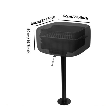 Weatherproof Grill Cover for Park Style Rectangular Grills