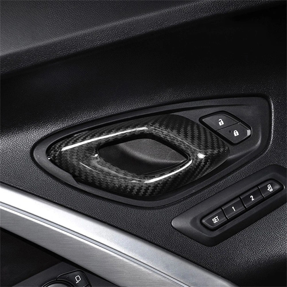Carbon Fiber Door Handle Panel Cover for Chevrolet Camaro (2016–2023)