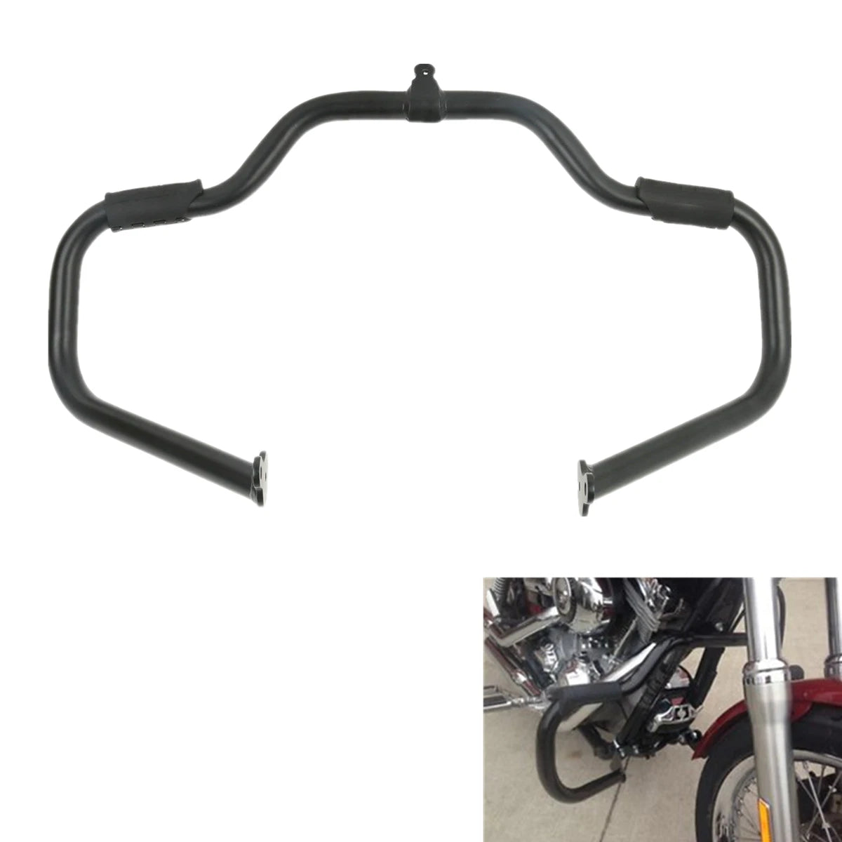 Mustache Engine Crash Guard Bar for Harley Touring Street Glide FLHX (2009–2024)
