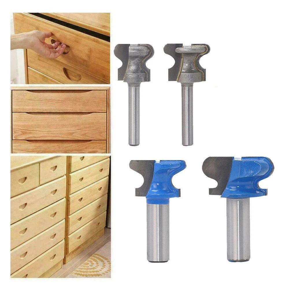 Carbide Router Bit for Finger Pull Drawer Pull Stool Molding