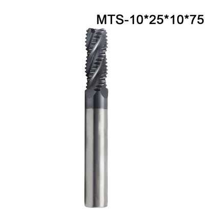 Solid Carbide Roughing Cutter 4 Teeth AlTiN Coating for CNC Use