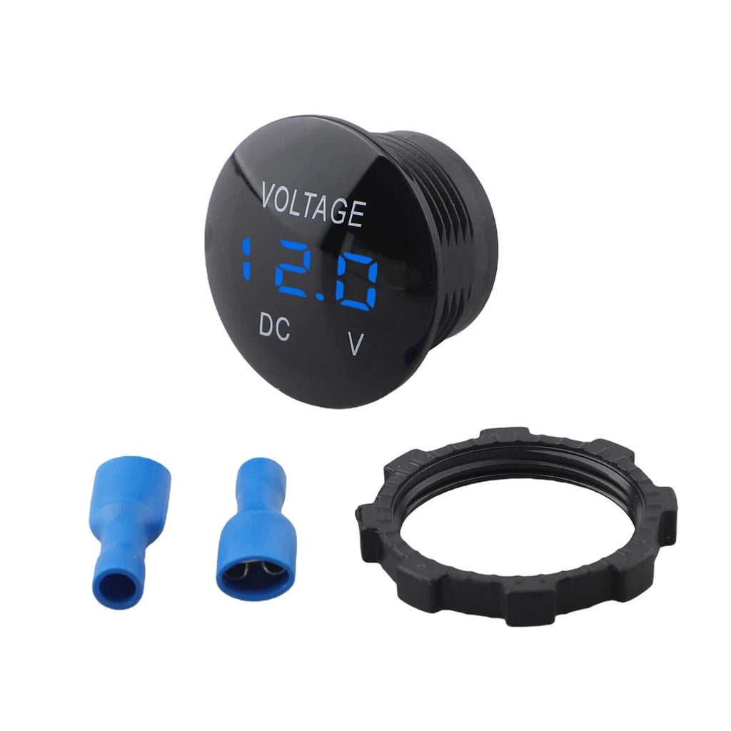 DC LED Digital Voltmeter for Motorcycle Car Battery (12V-24V)