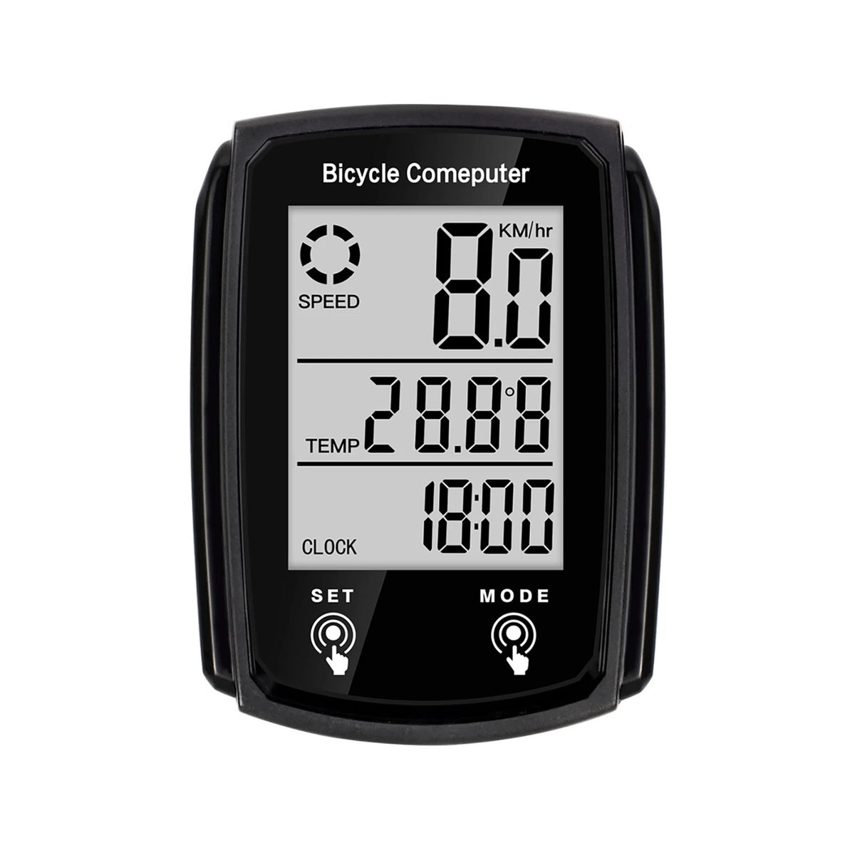 Waterproof Wired LCD Digital Speedometer Odometer for Bicycle