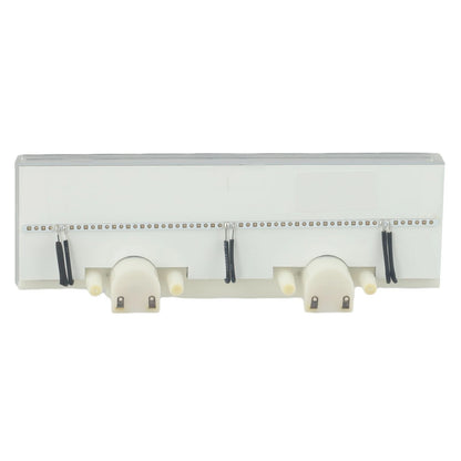 Dual Analog VU Meters with LED Light Indicators for Universal Fit