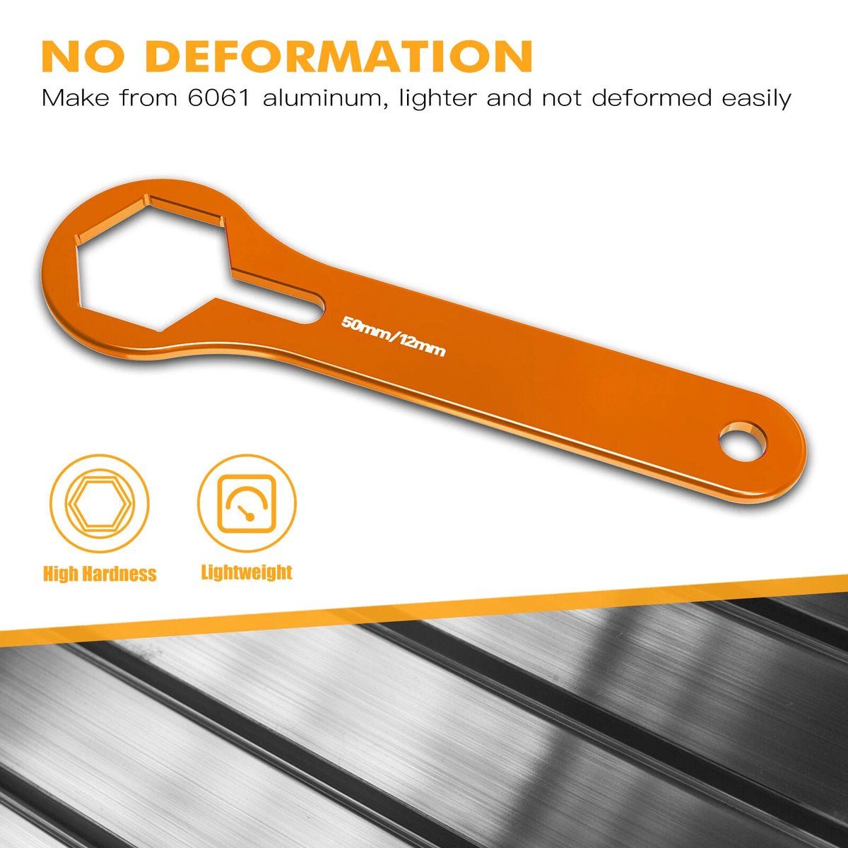 Fork Cap Wrench Tool for KTM SX XC F EXC 2008–2022 (50mm)