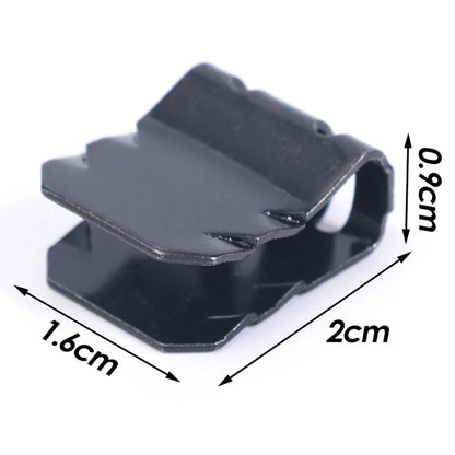 20Pcs U Shaped Splash Guards for Wheel Arches Bumper Panels Fasteners Clips