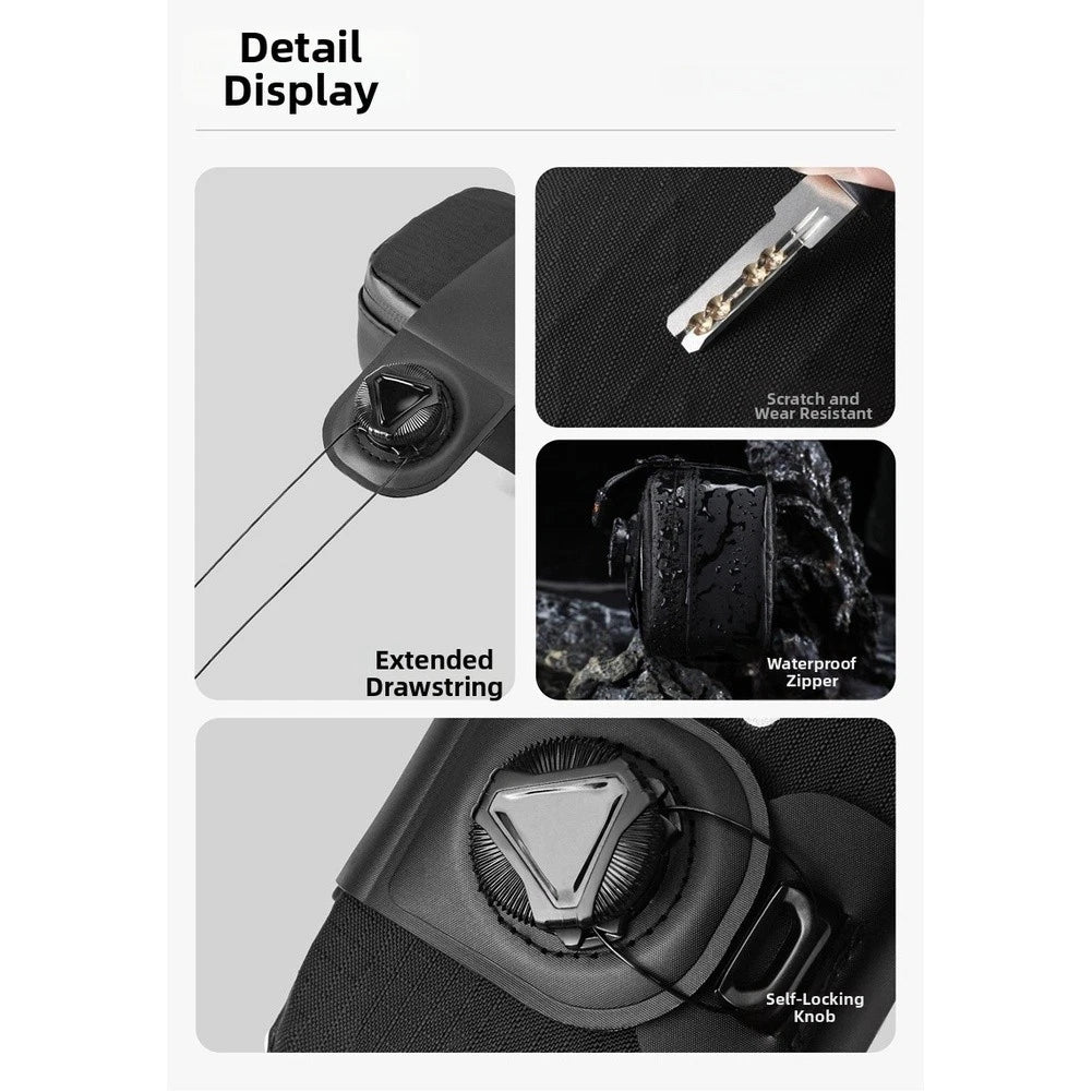 Self Locking Saddlebag for Bicycle (8x4.5x8cm)