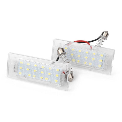 2X Error Free LED License Plate Lights for BMW X5 E53 X3 E83 (2003–2009)