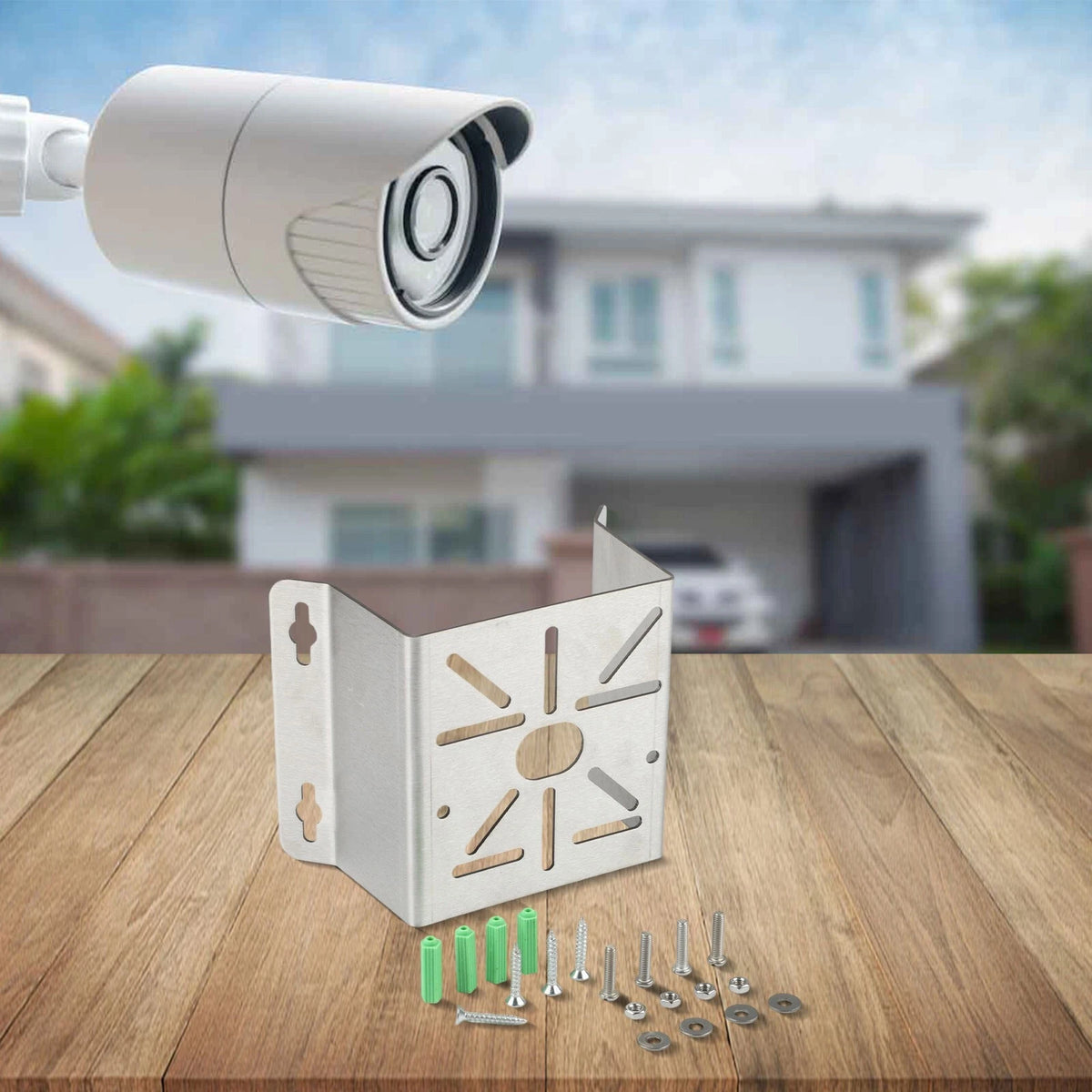 CCTV Corner Mount for Enhanced Visibility