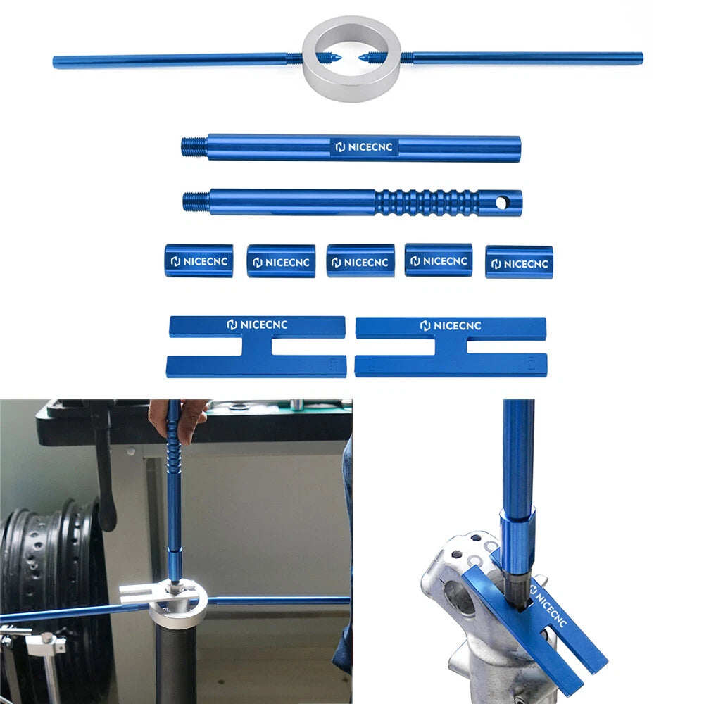 Fork Spring Compressor & Damper Rod Tool Combo for Motorcycle