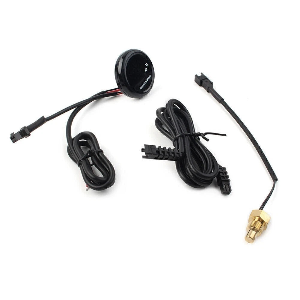 LCD Digital Thermometer Water Temperature Sensor Gauge for Motorcycle