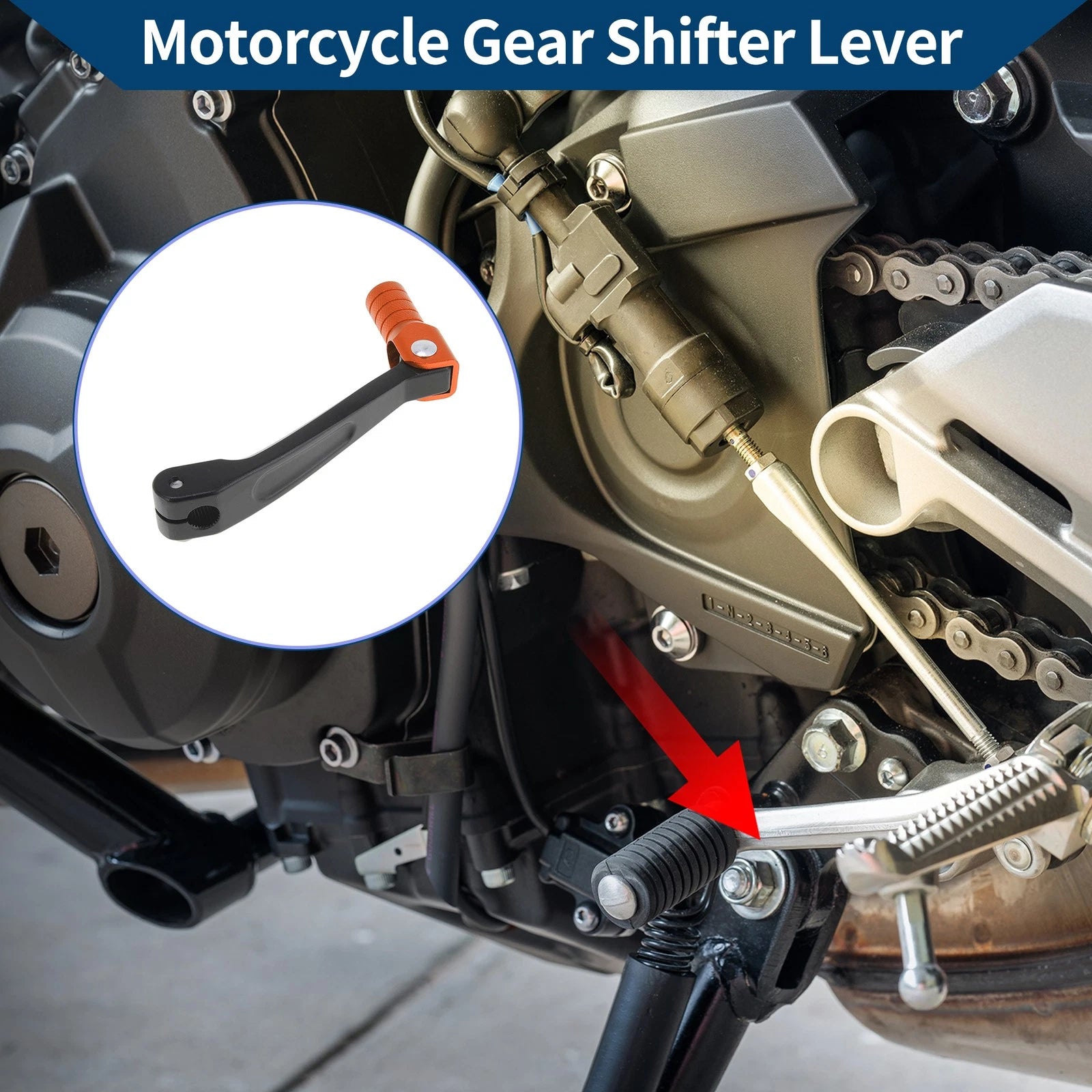 Folding Gear Shifter Lever Replacement for Honda CRF150F (2003–2017)