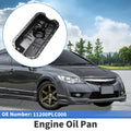 Engine Oil Pan Replacement for Honda Civic (2001–2005) Iron Black