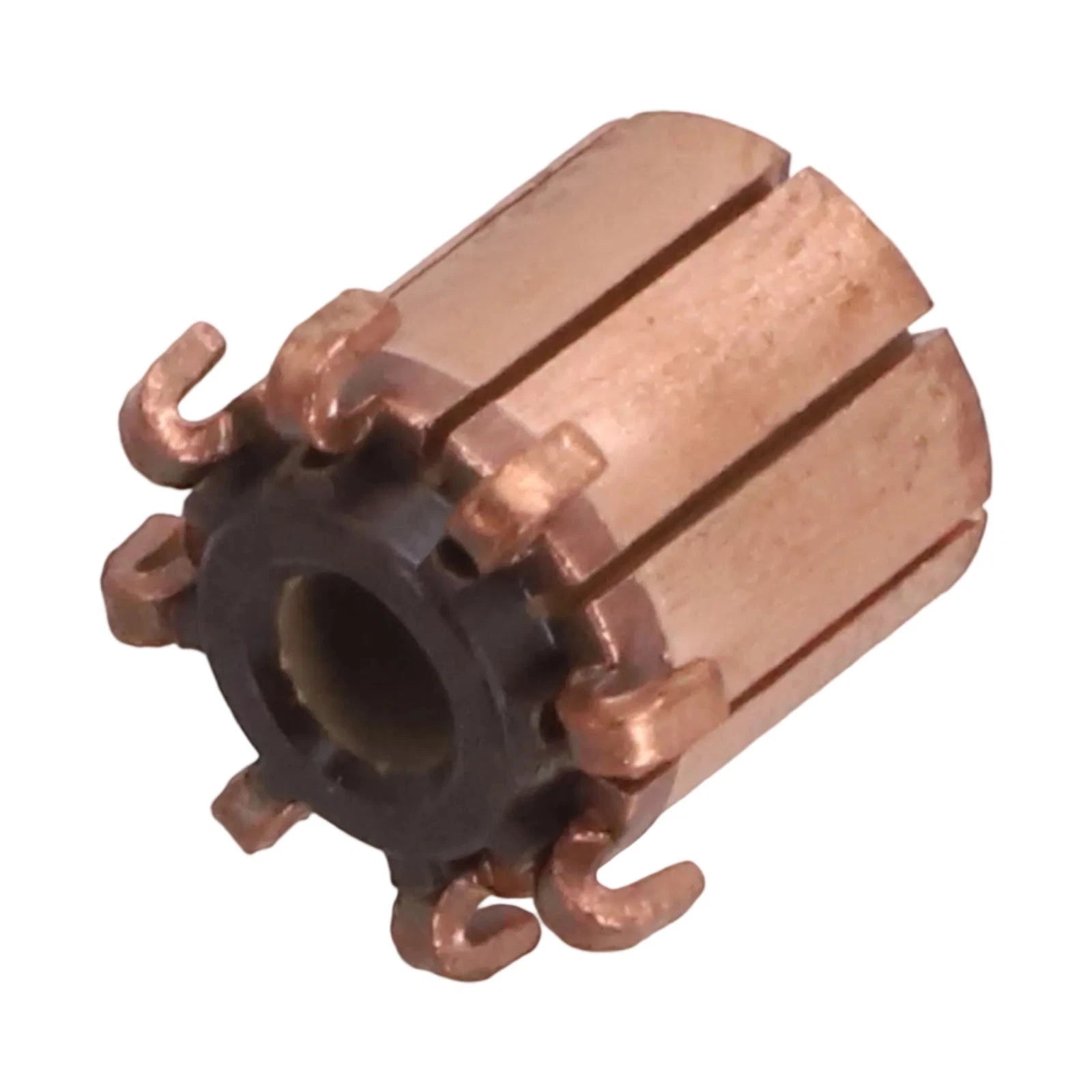Copper Hook Type Electrical Motor Commutator 8P Teeth 10.4x4x11.6mm