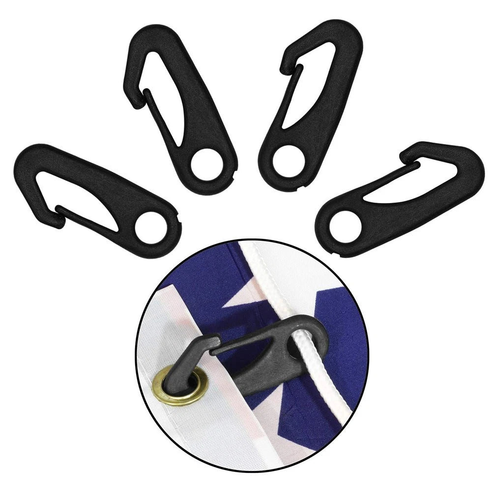 8PCS Flagpole Snap Hook Clips for Flag Poles (Universal)