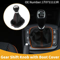 5 Speed Gear Shift Knob with Cover for Volkswagen Caddy (2004–2009)