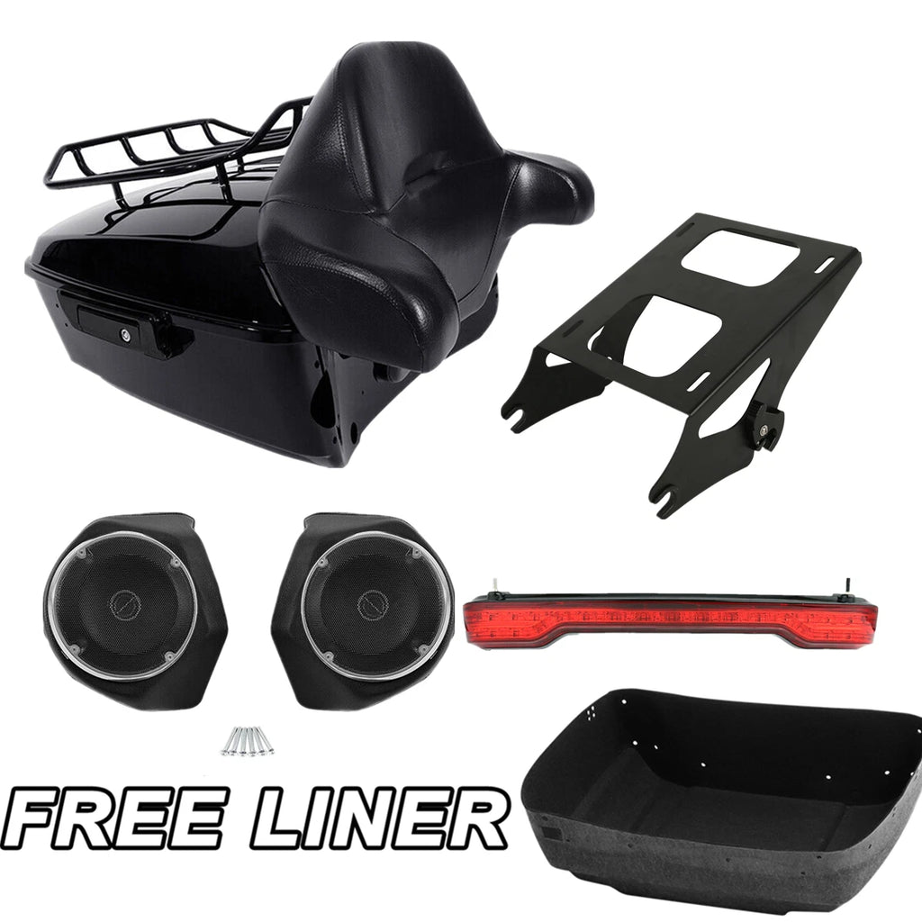 LED Tail Light Speakers Pad for Harley Touring Glide (2014–2026)