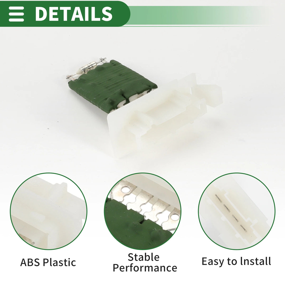 HVAC Blower Motor Resistor No. 6450GV for Peugeot