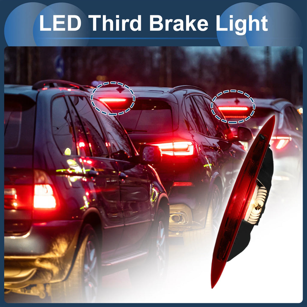 LED Third Brake Light for Renault Modus (2004–2012) Red Housing