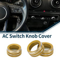 AC Climate Heater Switch Knob Cover Ring for Audi A3 8V (2014–2020)