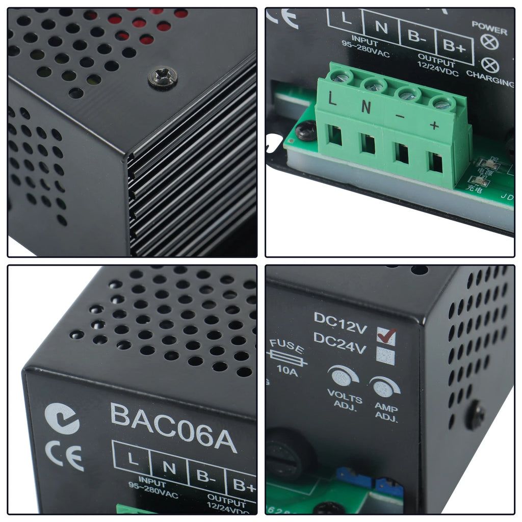 Battery Charger for Smartgen Generator (BAC06A, 12V)