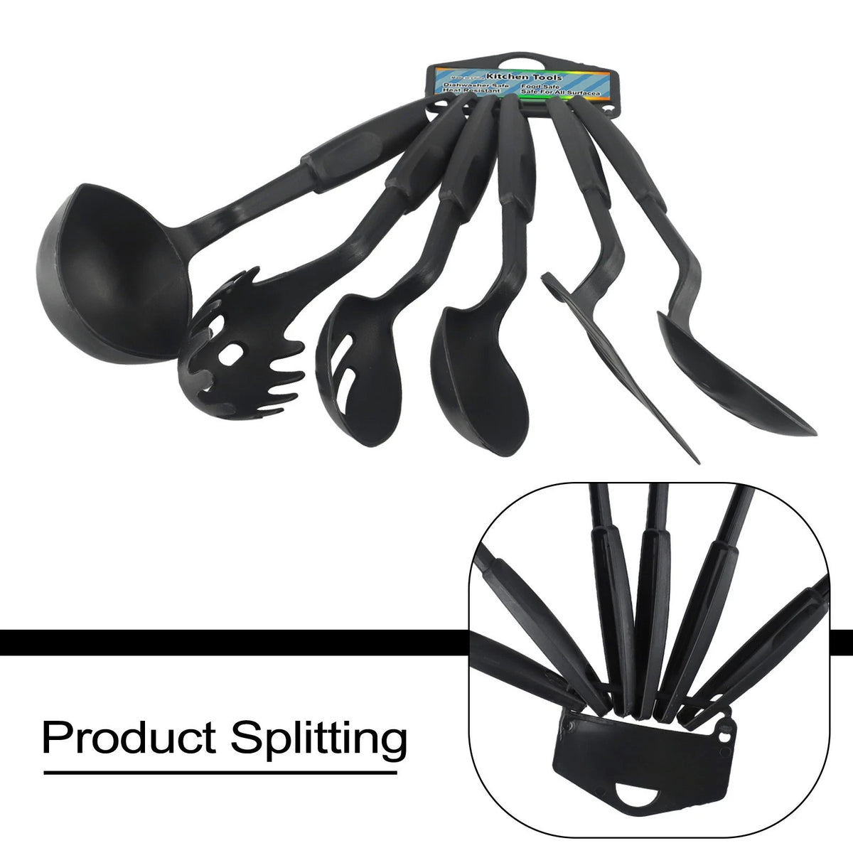 Spatula Set for Kitchen Utensils (Non-stick, Anti-rust)