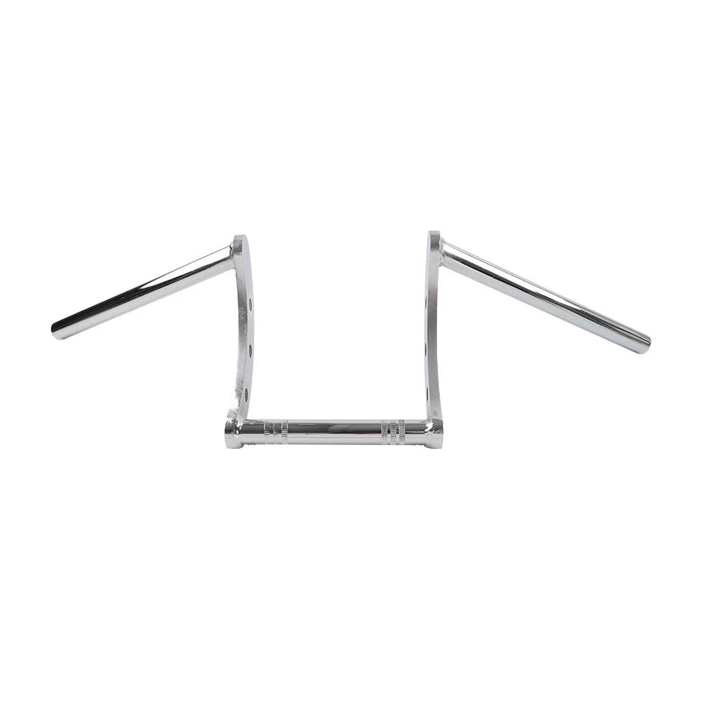 7/8" Chrome Z Bar Drag Handlebars for Harley Chopper Bobber
