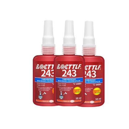 1 Bottle 243 Medium Strength Threadlocker Adhesive Glue