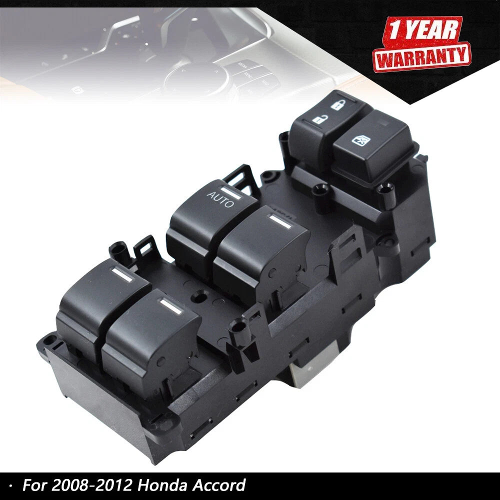 Master Power Window Switch for Honda Accord (2008–2012) Front Left