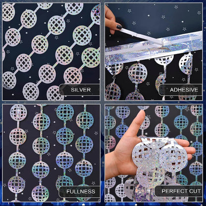 2 pcs Disco Ball Decorations for Photo Booth Props