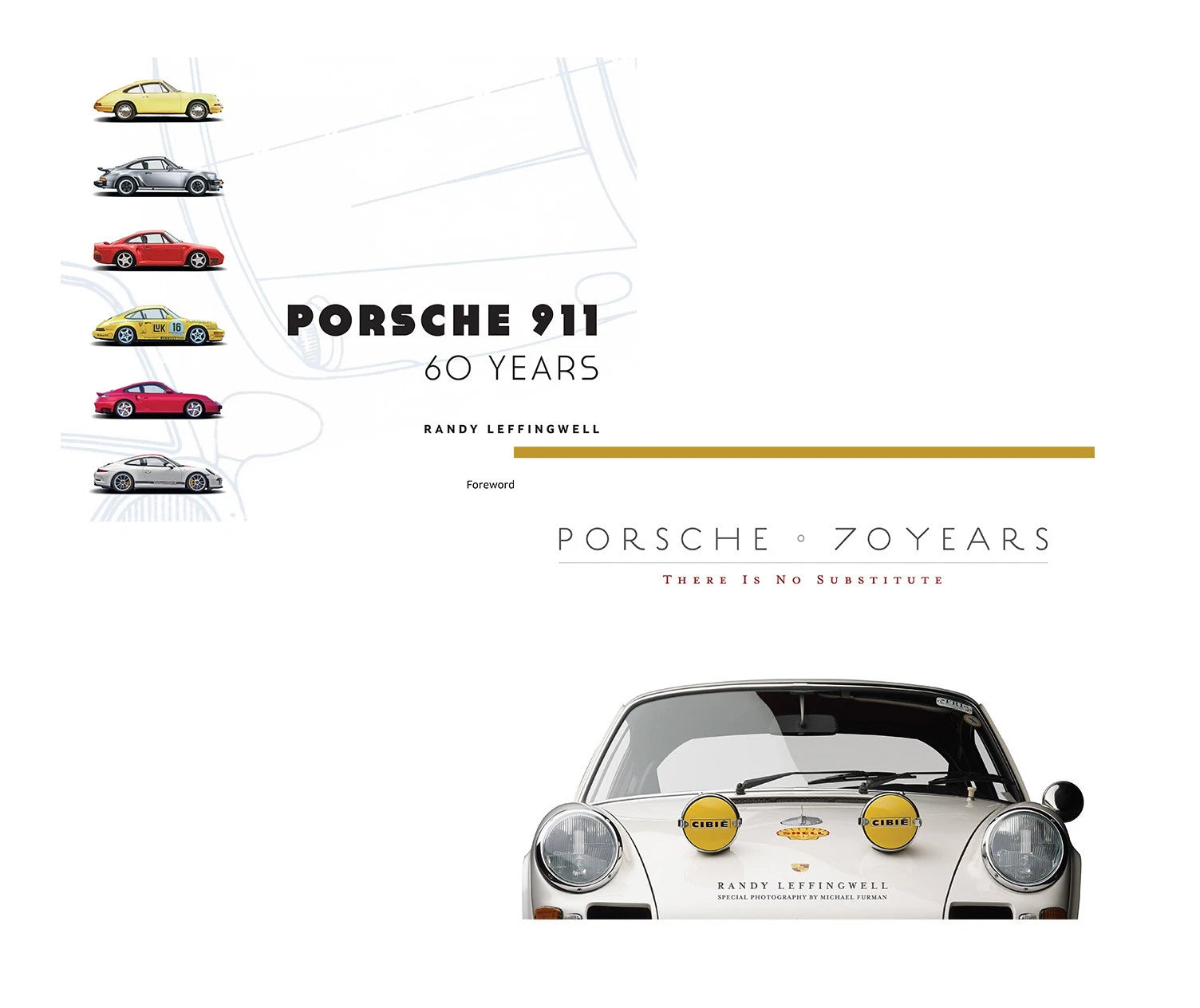 2 Book Set for Porsche 911 (1964–2023)
