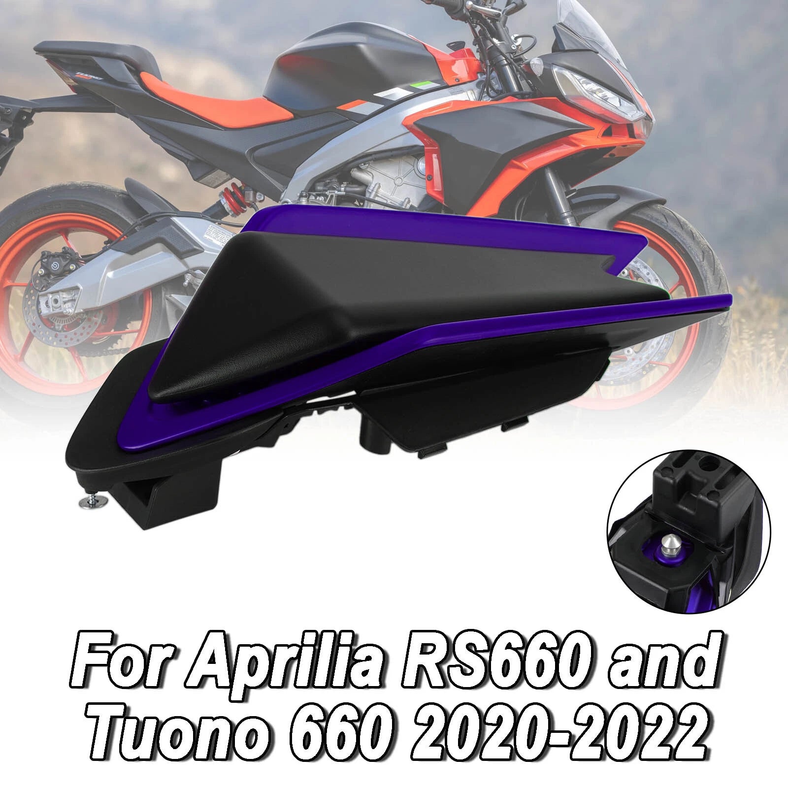 Rear Cowl Tail Fairing Cover for Aprilia RS660 RSV4 Tuono 660 (2020–2024) Purple T9