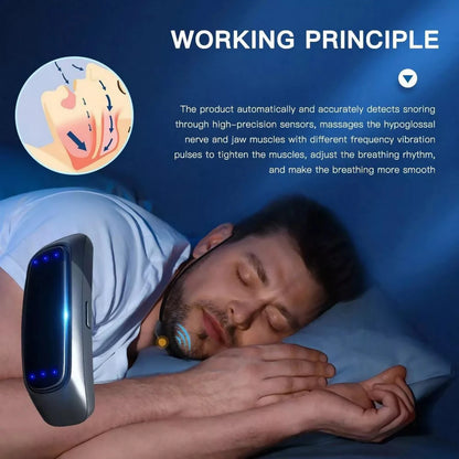 Electric Smart Anti Snoring Device for Sleep Aid (2023)