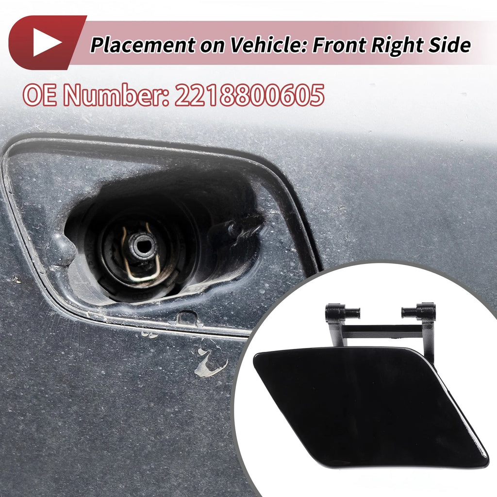 Front Right Headlight Washer Nozzle Cover Cap for Mercedes-Benz W221 (2006–2013)