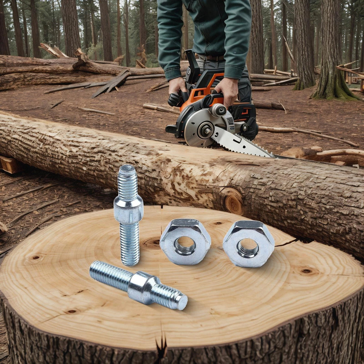 2X Bar Nut Stud Collar for