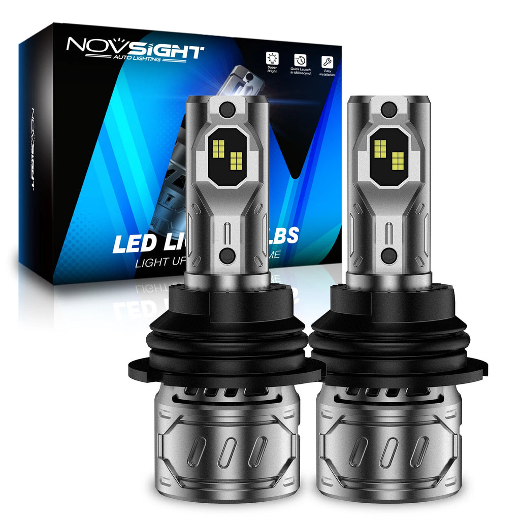 2pc Novsight 9004 HB1 LED Headlight Bulbs for