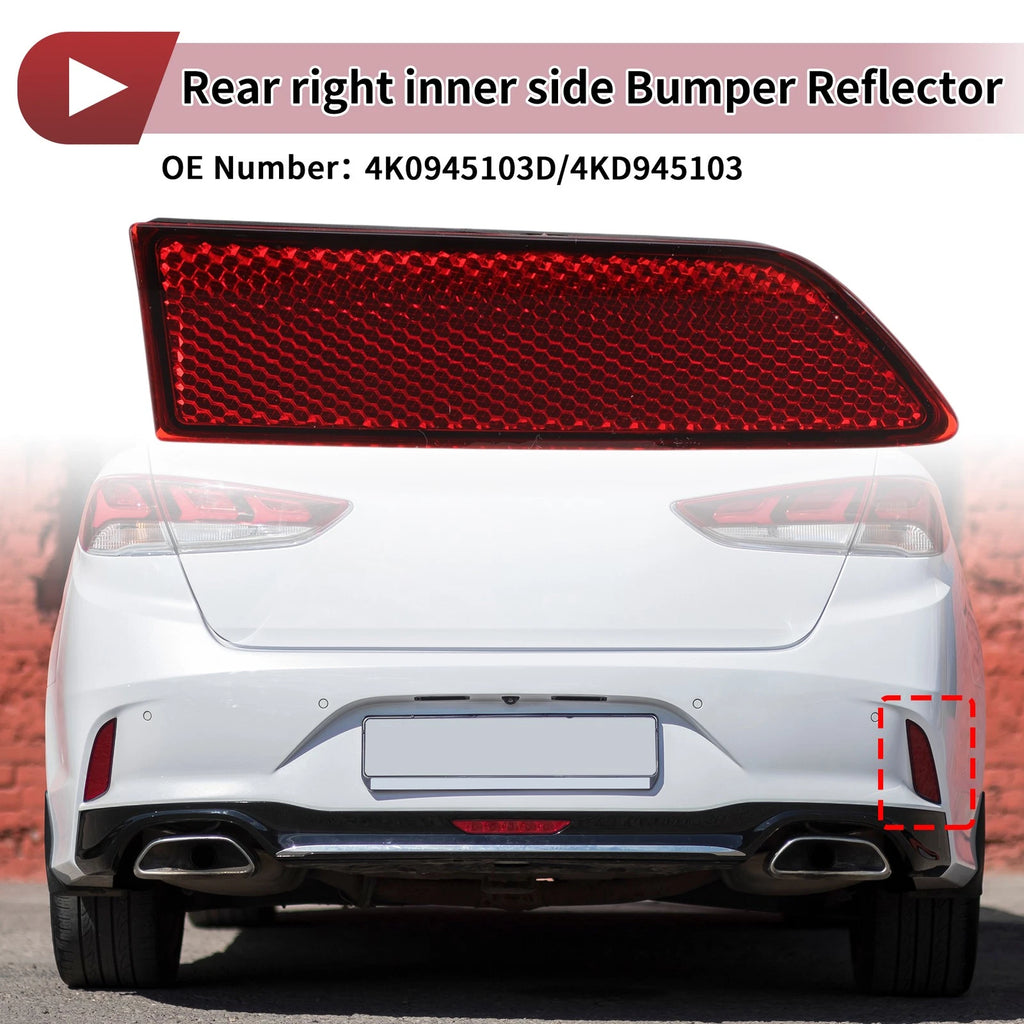 Rear Right Bumper Reflector Replacement for Audi A6 Quattro C8 (2019–2024)