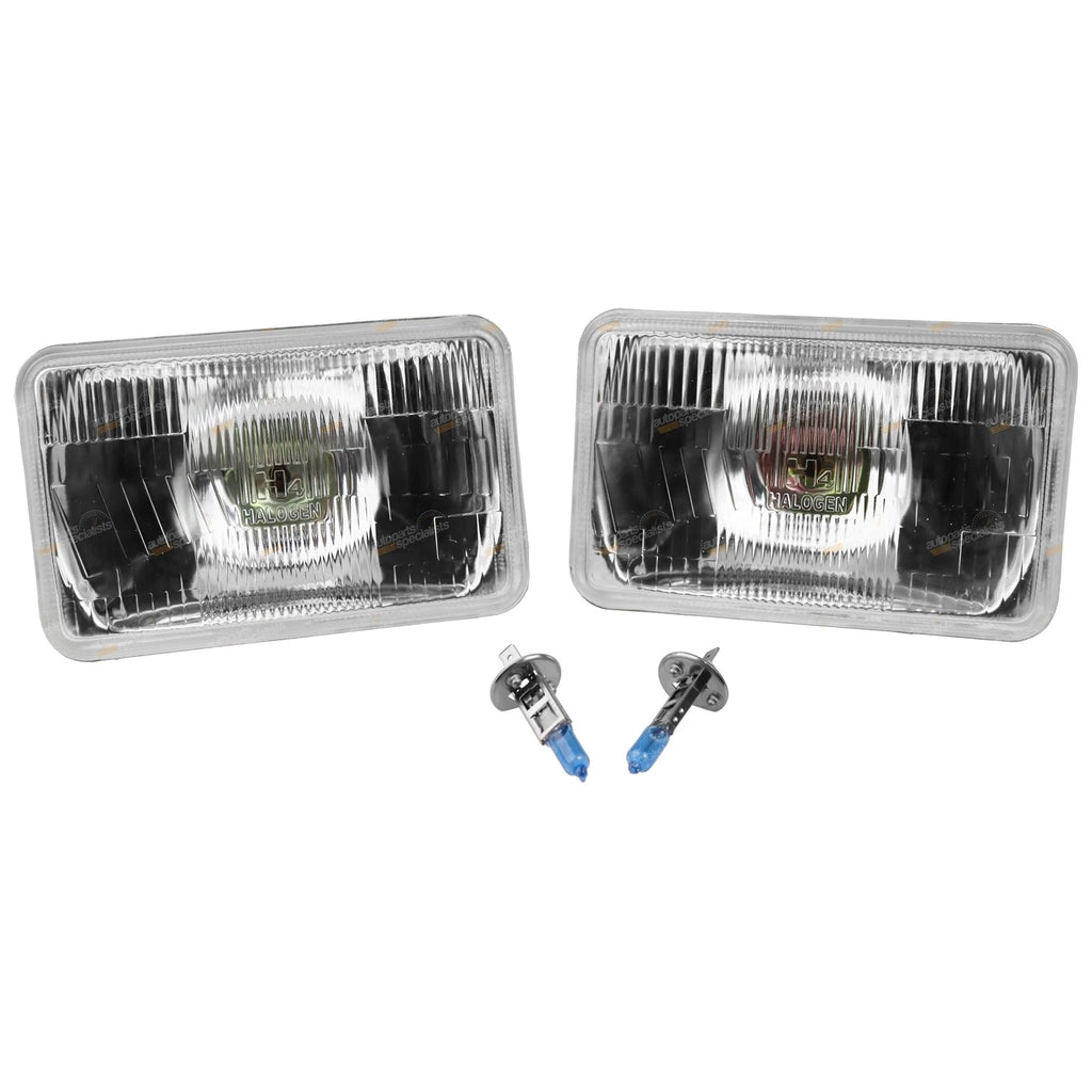 Headlight Hi Beam Halogen Conversion Kit H1 55W 12V for Rectangle (165mm x 100mm)