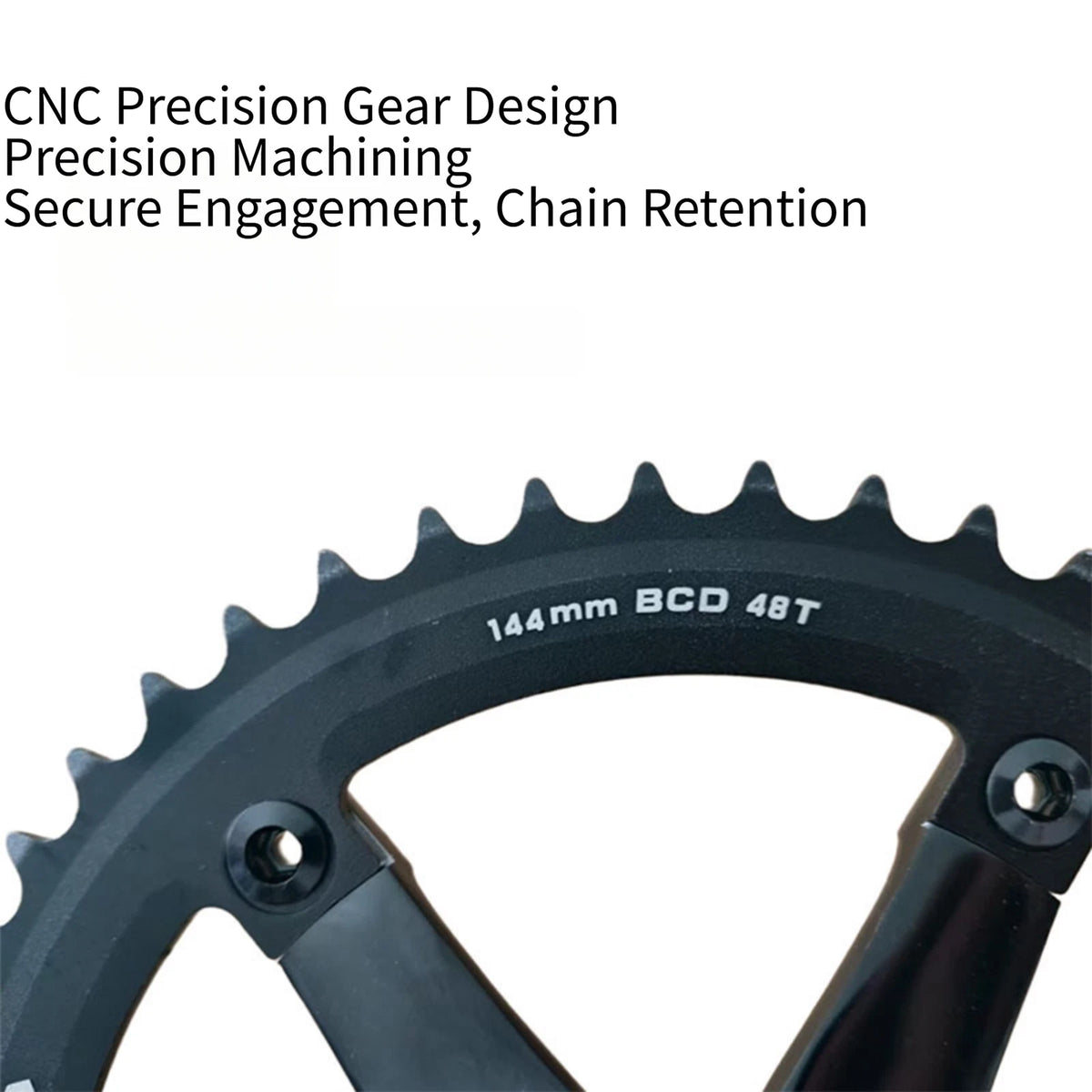 48T Chainring 144BCD for Fixed Gear Bicycle Crankset