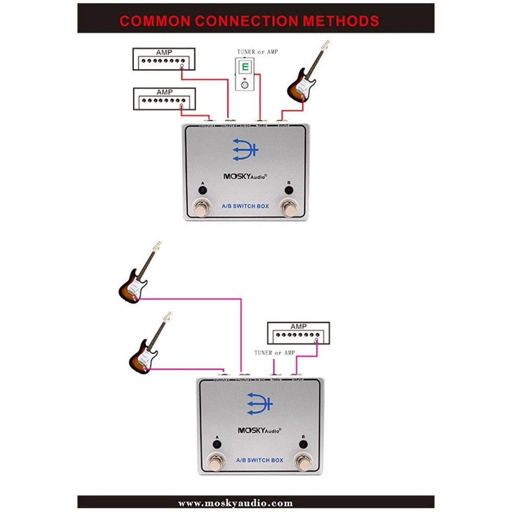 AB Switch Effect Channel Box for Instrument Signal Switching